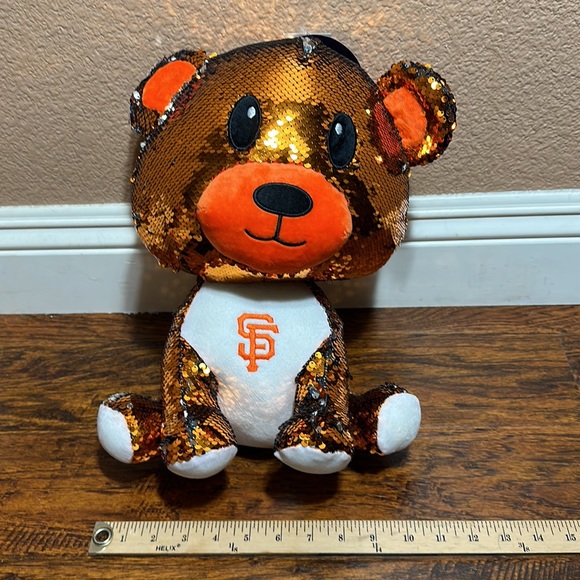 NWT San Francisco Giants FOCO Plush Sequin Bear - Picture 2 of 8